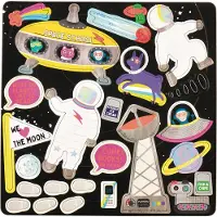 Adlibris Magnetiskt Fun and Games Space Floss & Rock