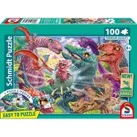 Schmidt Pussel Små dinosaurer, stora äventyr 100 bitar Schmidt