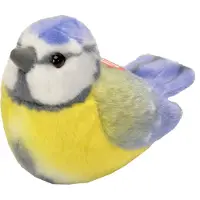 Wild republic - Plush Toy Bird With Sound 18 cm Blue Tit