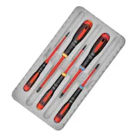 Bahco 9882SL Skruvmejslar 5 st 1000V - Sledge BE-9882SL PZ/LK