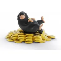 Schleich Niffler with gold
