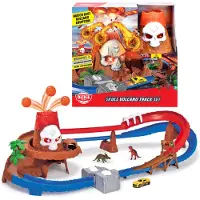 Dickie Toys Bilbana m. Bil - Skull Vulcano Track Set - Ljus/ljud - - One Size - Bilbana