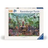 Ravensburger Pussel Greenhouse Mornings 500 bitar,