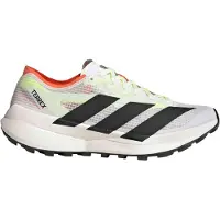Adidas - Trailskor - Terrex Agravic Speed 2 W Cloud White/Core Black/Semi Impact Orange för Unisex - Storlek 4,5 UK - Vit