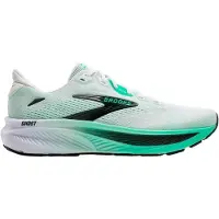 Brooks Ghost 18 Shoes White Green AW26, Size 42,5 - EUR