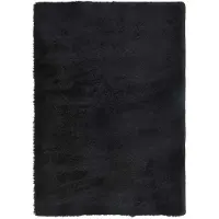 vidaXL Ryamatta med lång lugg NAVARRA svart 160x230 cm polyester