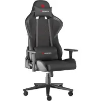 Genesis Nitro 550 G2 - Spelstol - ergonomisk - fällbar - armstöd - T-formad - lutning - tyg, eco-läder - svart