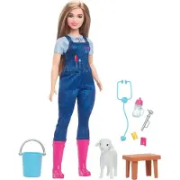 Barbie Yrken Med Tillbehör. Du Kan Vara Veterinär På Landet