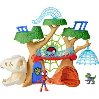 Spidey and his Amazing Friends Dino Webs Treehouse Lekset Spidey and his Amazing Friends