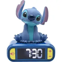 Disney Stitch Väckarklocka med nattljus och ljud