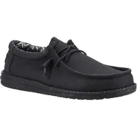 HeyDude Slip-on-skor Wally Canvas man - Svart - 41