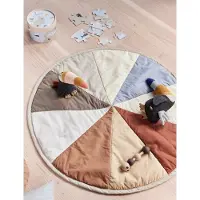 OYOY Lekmatta - Quilted - Ø: 100 cm - Moni - - One Size - Lekmatta