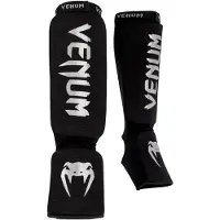 Venum Kontact Shinguards Black