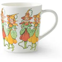 Design House Stockholm Elsa Beskow Mugg med Handtag Nasturtium 40 cl