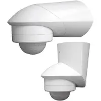 Grothe 94532 PIR-rörelsedetektor Utanpåliggande 360 ° Relä Vit IP55