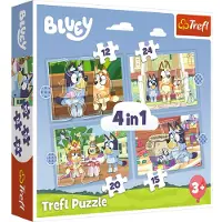 Trefl Bluey Barnpussel (4I1) 12+15+20+24 Bitar Bluey Trefl