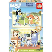 Educa Pussel - 2x50 Delar - Bluey - - One Size - Pussel