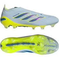 Adidas Predator Elite Laceless Fg Ice Cold Precision - Crystal Sky/ray Blue/gul - Gräs (Fg), storlek 40