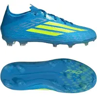 Adidas F50 Elite Fg Ice Cold Precision - Lucid Ray Blue/gul/light Utility Aqua Barn - Gräs (Fg), storlek 33