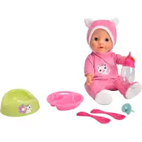New Born Baby Bobas kattpyjamas + tillbehör 503-0519
