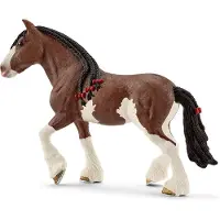 Schleich Djur - 16,1 x 12 cm - Clydesdale Hoppe 13809 - - One Size - Leksaksdjur