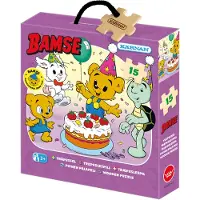Kärnan Bamse Kalasmotiv Trä Barnpussel 15 Bitar Kärnan