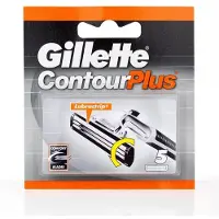 Gillette Contour Plus Rakblad 5-pack - Reservblad