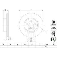 Bosch Bromsskiva 0 986 479 F56