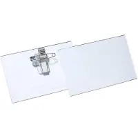 Durable Navneskilt m nål/klemme 54x90 mm - (50 stk.)