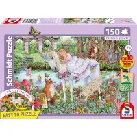 Schmidt Enhörningsprinsessa Barnpussel 150 Bitar Schmidt