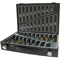 RUKO A215200 Spiralborrsats 170 delar 1 mm, 1.5 mm, 2 mm, 2.5 mm, 3 mm, 3.5 mm, 4 mm, 4.5 mm, 5 mm, 5.5 mm, 6 mm, 6.5 mm, 8 mm, 10 mm 1 set