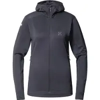Haglöfs - Vandringskläder dam - L.I.M Mid Multi II Hood W True Black för UnisexTrä - Storlek XS - Svart