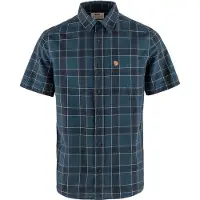 Fjällräven Men's Övik Travel Shirt Short Sleeve Indigo Blue-Dark Navy