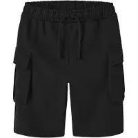 Name it Sweatshorts - Last - Noos - NkmOllie - Svart - - 14 år (164) - Shorts