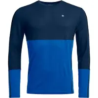 Ortovox - Underställ - 185 Rock'N'Wool LS M Deep Ocean för UnisexUll - Storlek L - Blå
