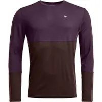 Ortovox - Underställ - 185 Rock'N'Wool LS M Dark Wild Berry för UnisexUll - Storlek L - Bordeaux