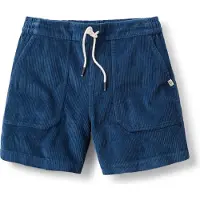 Passenger - Shorts dam - Avian Organic Cord Short 2.0 W Dark Denim för UnisexBomull - Storlek XS - Marinblå
