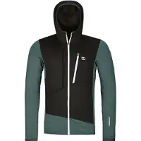 Ortovox - Vandringskläder - Fleece Grid Hoody M Dark Arctic Grey för Unisex - Storlek S - Grå