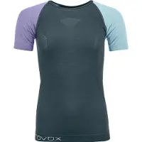 Ortovox 120 Comp Light Short Sleeve - Underställ merinoull - Dam Dark Arctic Grey M