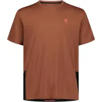 Mons Royale - MTB-kläder - Tarn Merino T-Shirt M Cinnamon/Black för UnisexNylon - Storlek L - Brun