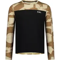 Mons Royale Diversion Merino Bike Long Sleeve Jersey mr grunge / black, L
