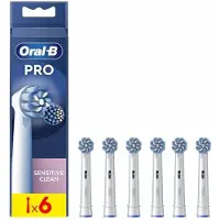 Oral-B Brossette ORAL-B - Pack de 6 brossettes - Sensitive Clean - Pour brosse à dent électrique