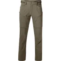 Bergans Men's Convertible Zip-Off Softshell Pants Green Mud