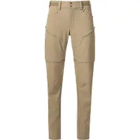 Bergans Women's Convertible Zip-Off Softshell Pants Warm Sand