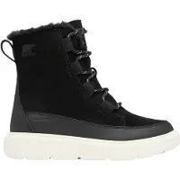 Sorel Vinterkängor - Ungdom Explorer III WP - Svart/Sea Salt - - 32 - Vinterkängor