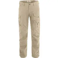 Fjällräven - Vandringskläder - Vidda Pro Lite Zip Off Trousers M Fossil för UnisexBomull - Storlek XS/S - Beige