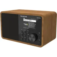 Telestar Internet-väskradio TOP 200 Holz Internet, DAB+, FM Trä