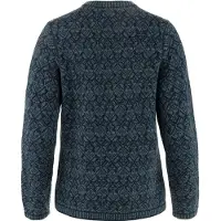 Fjällräven Women's Snow Round Neck Sweater Dark Navy