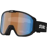 Bliz - Skidglasögon - Rave Matte Black Orange Blue för UnisexUll - Svart