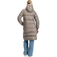Bergans Oslo Down Long Coat Women Rock Taupe